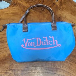 Con Dutch baby blue and pink travel bag